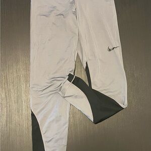 Nike Gray and Black Leggings
